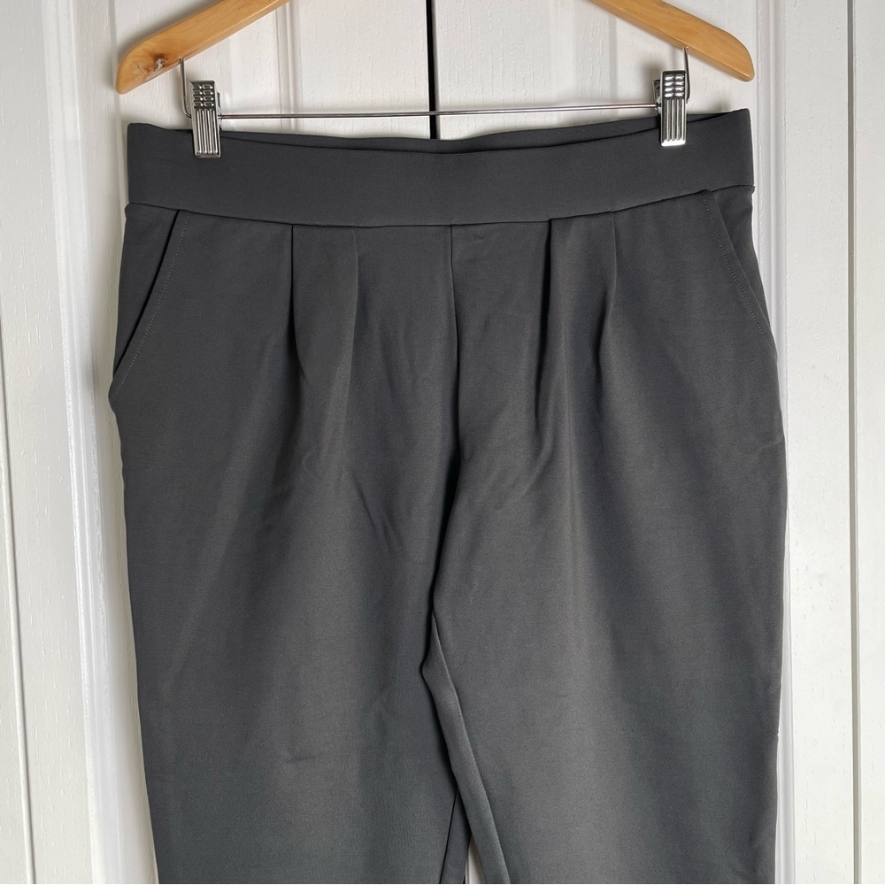 Modern Ambition (Mondetta) Pull On Knit Pants Women’s L Gray Casual Minimalist - Picture 2 of 13